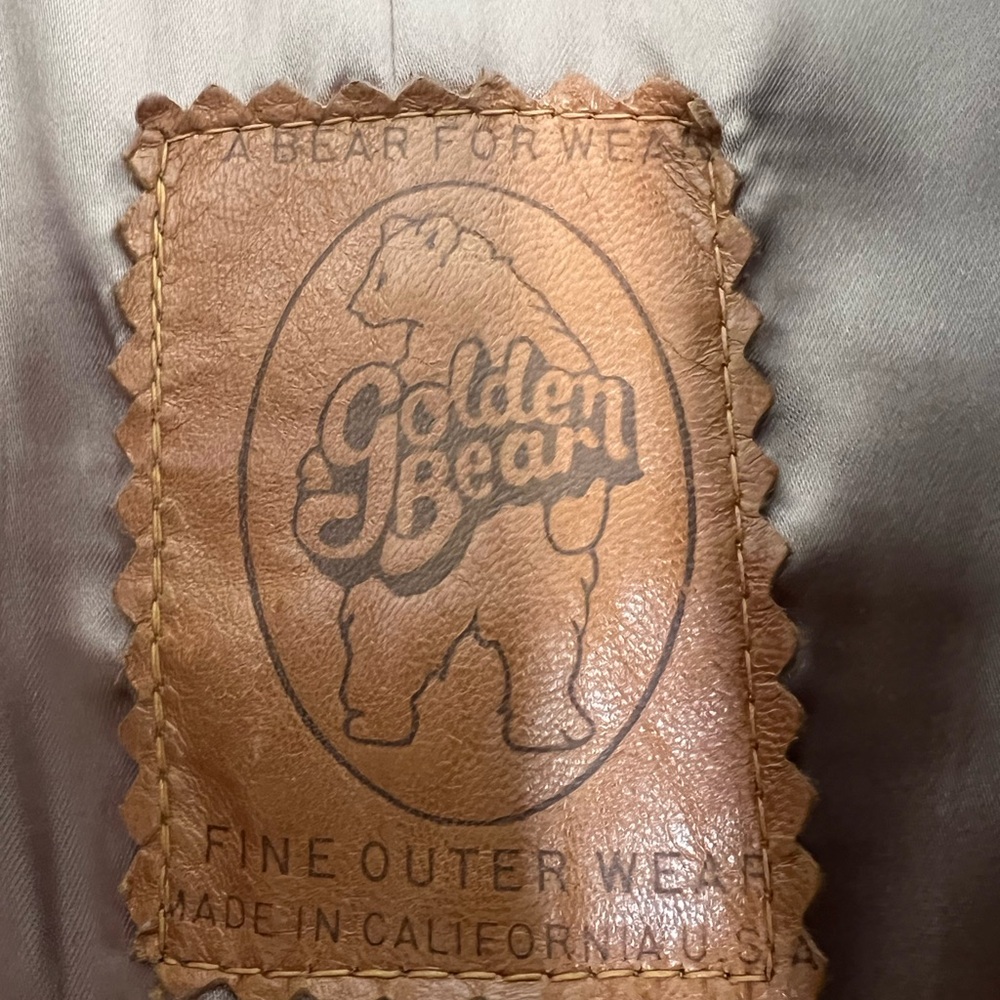 Classic Tan Leather Blazer - Picture 2 of 6